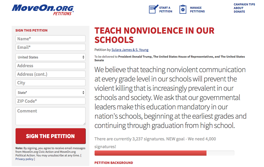 Moveon.org-petition-screenshot
